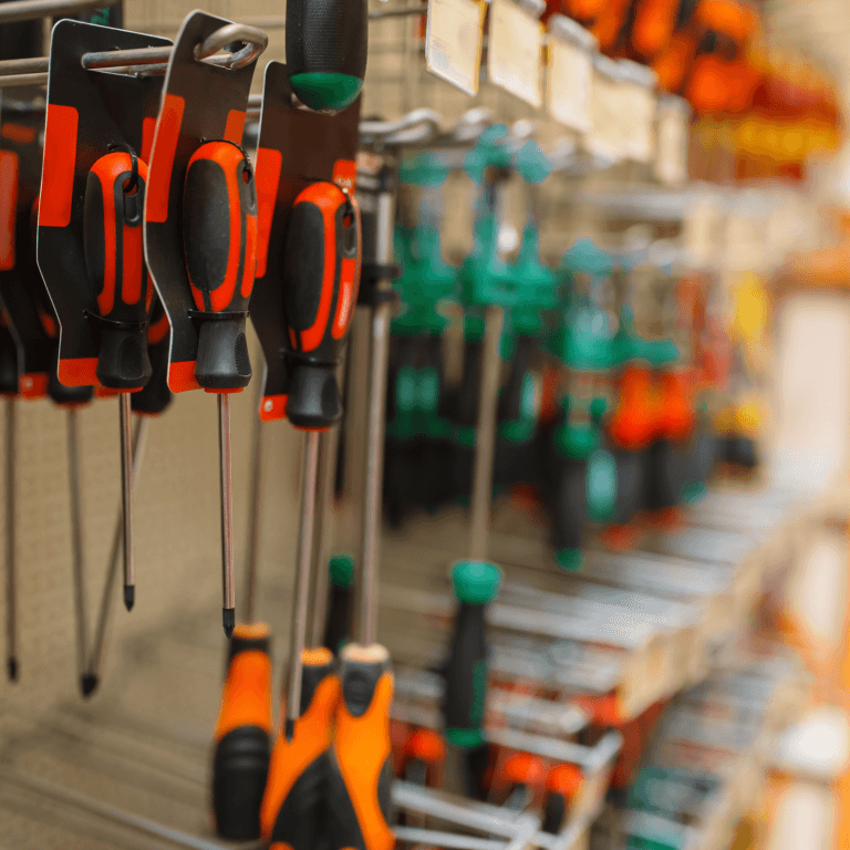 General hardware and tools discounted through Windfall Group Purchasing